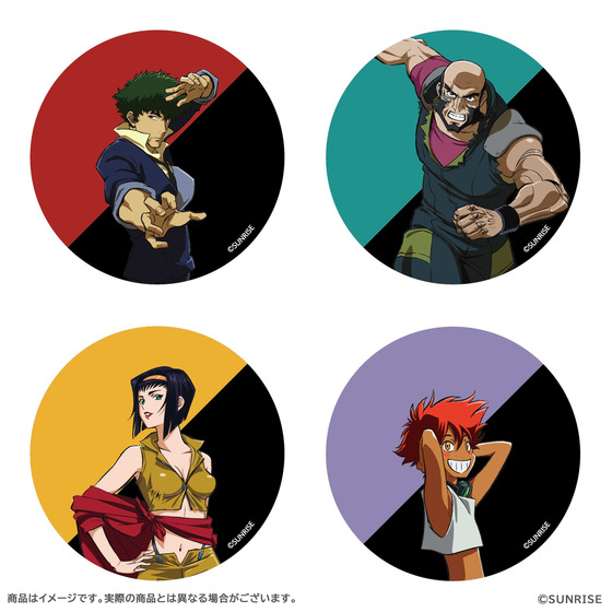 カウボーイビバップ トレーディング缶バッジ（全6種・ランダム・4個入り） 【事後通販/2024年3月中旬お届け予定】