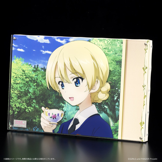 ガールズ＆パンツァー -月刊戦車道 編集部 PRESENTS- レイヤードグラフ展 P6サイズ レイヤードグラフ(R)【月刊戦車道 増刊 第3号 聖グロリアーナ女学院×黒森峰女学園への道】