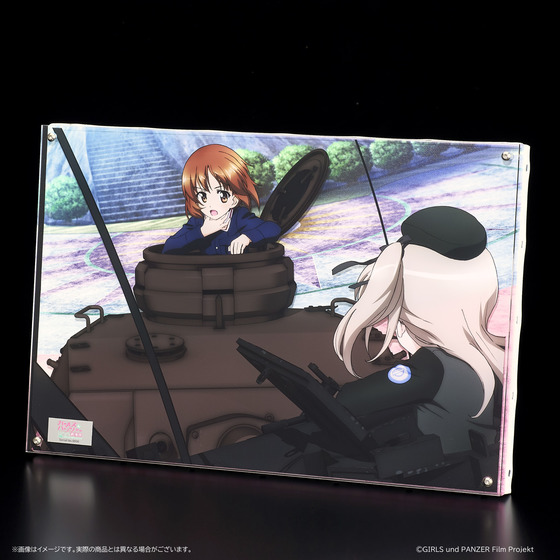 ガールズ＆パンツァー -月刊戦車道 編集部 PRESENTS- レイヤードグラフ展 P6サイズ レイヤードグラフ(R)【月刊戦車道 特別号2 大洗女子学園VS大学選抜チーム】