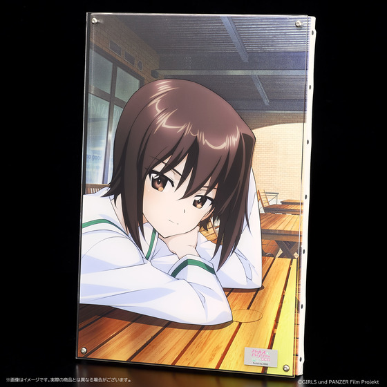 ガールズ＆パンツァー -月刊戦車道 編集部 PRESENTS- レイヤードグラフ展 P6サイズ レイヤードグラフ(R)【劇場版10周年記念イラスト ～Oarai Memories～ 西住まほ】