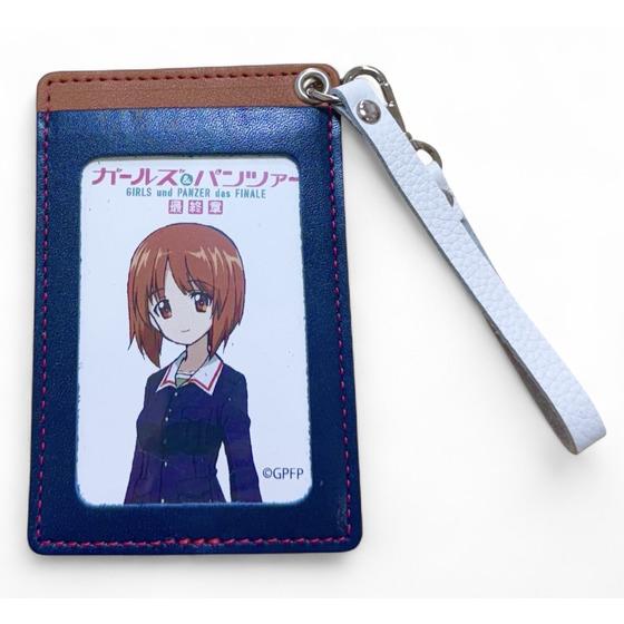 ガールズ＆パンツァー最終章　レザー単パスケース　大洗女子学園 【オンラインミニミニホビーショー／2026年4月発送】