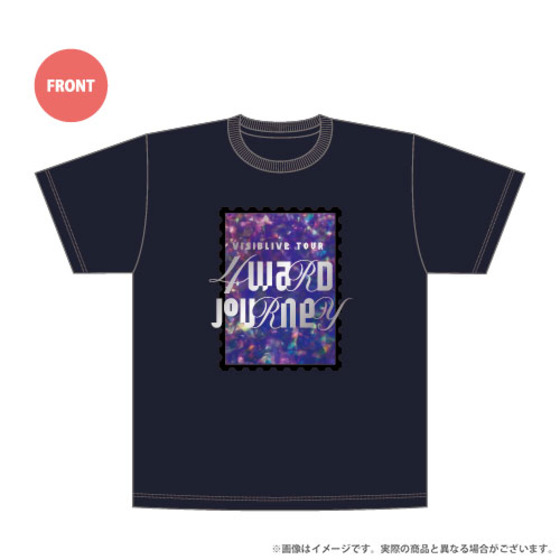 アイドリッシュセブン VISIBLIVE TOUR "4WARD JOURNEY" デザインTシャツ ネイビー（M） 【2026年7月下旬頃より順次お届け予定】