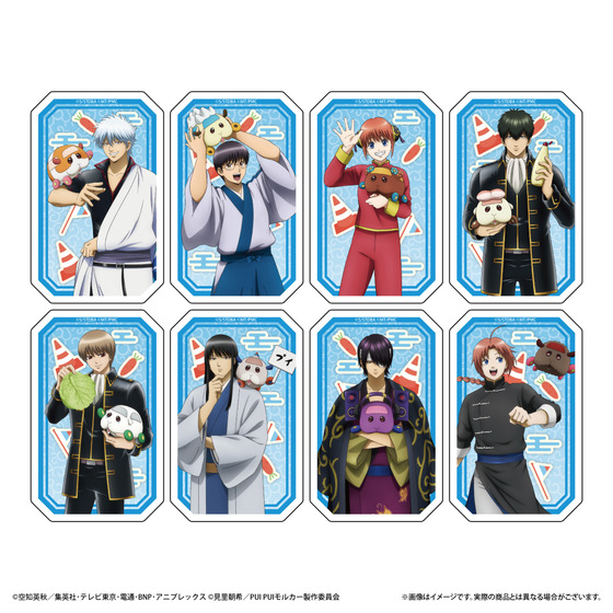銀魂×PUI PUI モルカー　POP UP STORE　～モルカーに乗ってもかもしれない運転でいけ～ トレーディングステッカー(全8種/ランダム1種入り)【2026年8月下旬頃お届け予定】
