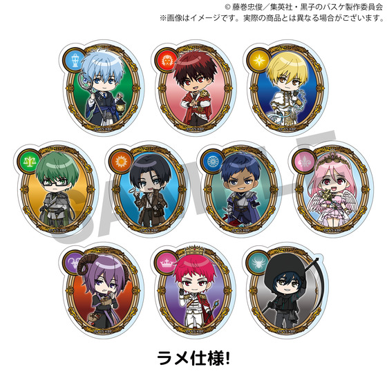 黒子のバスケ POP UP STORE -タロットの世界- トレーディングアクリルマグネット（ちびキャラver.）【1セット３個入り・ランダム・全10種】 ＜2026年9月中旬頃より順次お届け予定＞
