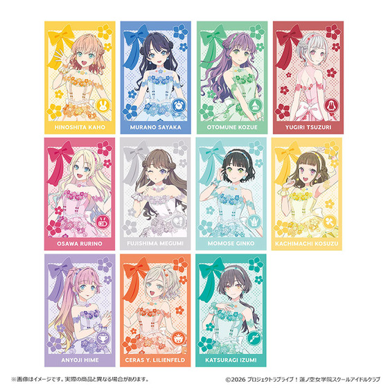 ラブライブ！蓮ノ空女学院スクールアイドルクラブ POP UP SHOP トレーディングフォト風カード（全11種・ランダム・1BOX11枚入り）【2026年10月上旬より順次お届け】