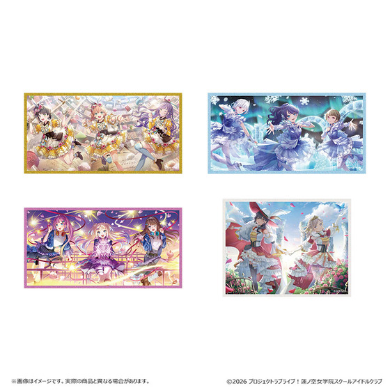 ラブライブ！蓮ノ空女学院スクールアイドルクラブ POP UP SHOP アクリル色紙（全4種）【2026年10月上旬より順次お届け】