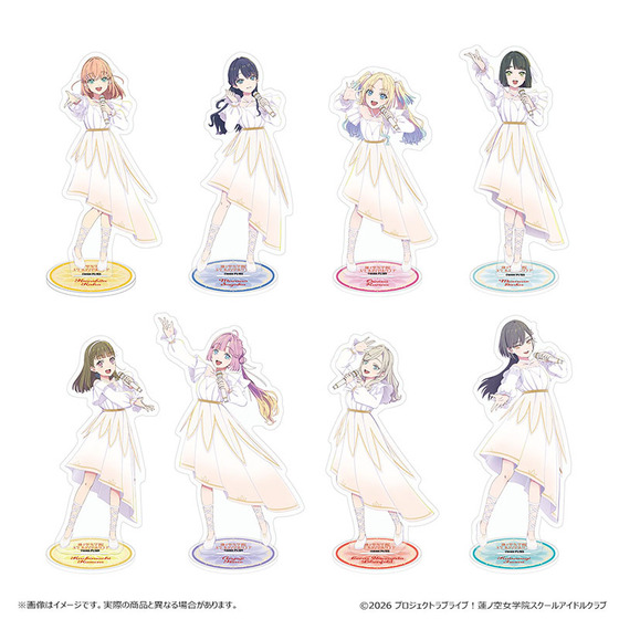 ラブライブ！蓮ノ空女学院スクールアイドルクラブ POP UP SHOP アクリルスタンド<光の中で花咲いてver>（全8種）【2026年10月上旬より順次お届け】