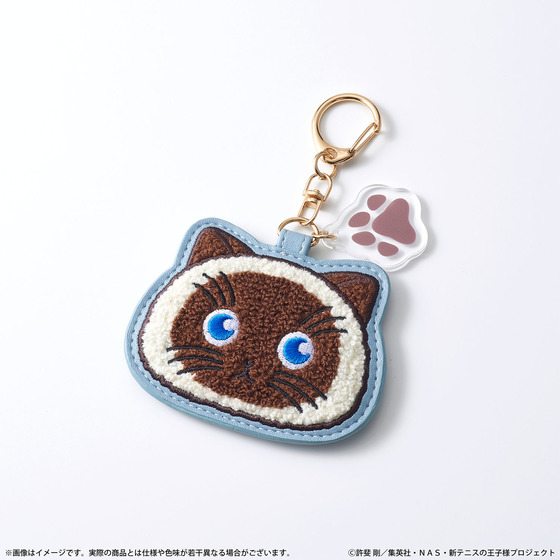 新テニスの王子様 カルピンとおうち時間 しりーず３　カルピン もこもこサガラ刺繍キーホルダー