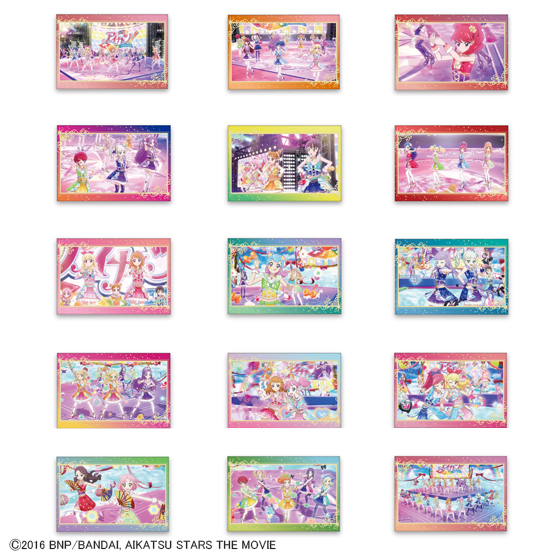 アイカツ！～ねらわれた魔法のアイカツ！カード～ ライブ缶バッジ（全