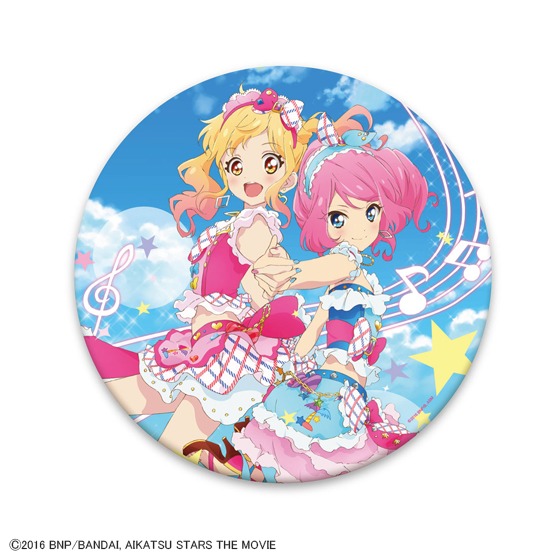 劇場版アイカツスターズ！ デカ缶バッジ ゆめ＆ローラ 【2026年7月下旬