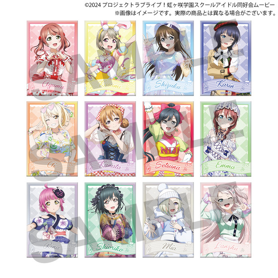 ラブライブ！虹ヶ咲学園スクールアイドル同好会 NIJIGAKU Monthly Songs♪ POP UP STORE トレーディング缶マグネット（全12種ランダム）1セット3個入り 【2026年11月下旬頃より順次お届け】