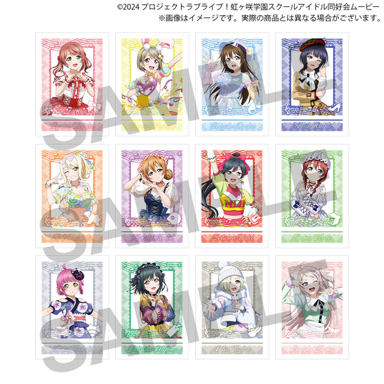 ラブライブ！虹ヶ咲学園スクールアイドル同好会 NIJIGAKU Monthly Songs♪ POP UP STORE トレーディングインスタントフォト風カード（全12種ランダム）1セット3枚入り 【2026年11月下旬頃より順次お届け】