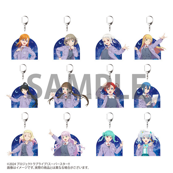 JAXA×ラブライブ！スーパースター!!コラボグッズ アクリルキーホルダー（全12種）
